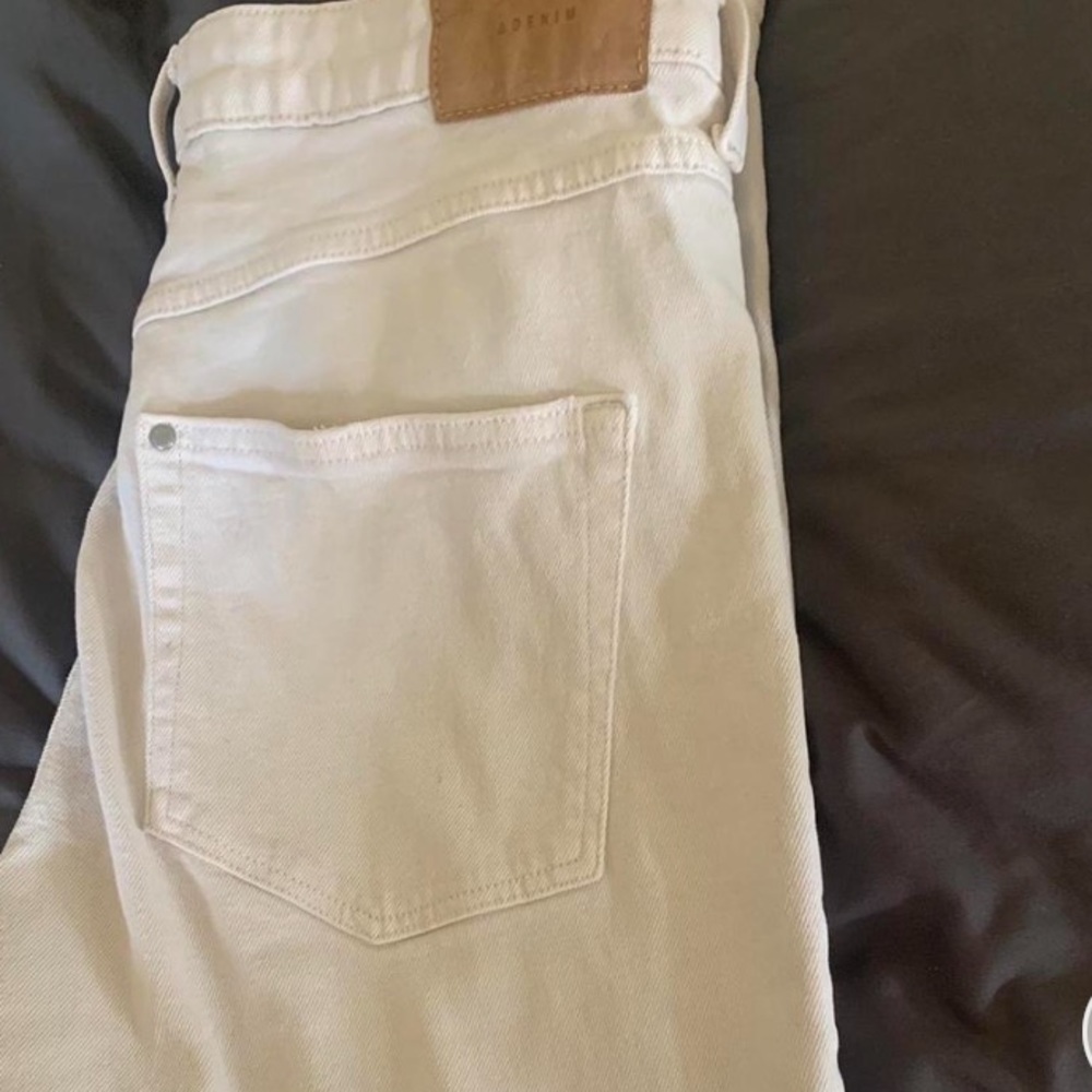 Tan jeans. Size 8
